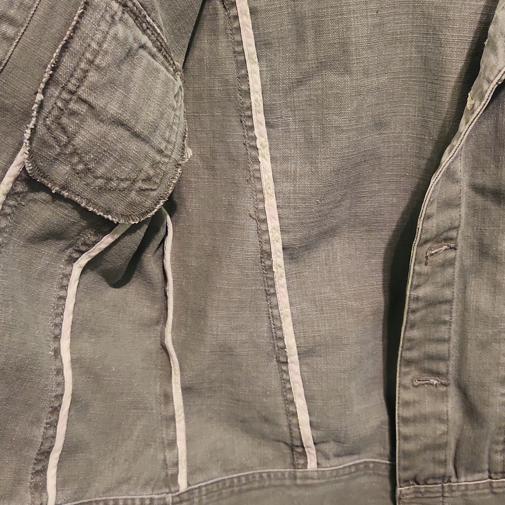 Patch Denim Jacket Leopard Print - Picture 6 of 9